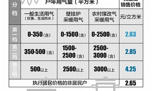 常德居民燃气阶梯标准_2024居民燃气价