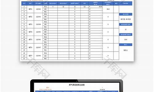 燃气信息台账表格模板怎么做汇总_燃气公司